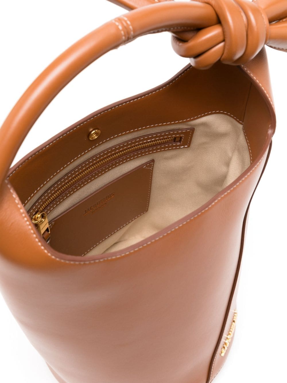 Jacquemus Le petit Tourni leather bucket bag - Image 5