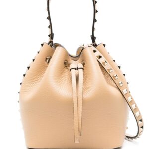 Valentino Garavani Rockstud leather bucket bag