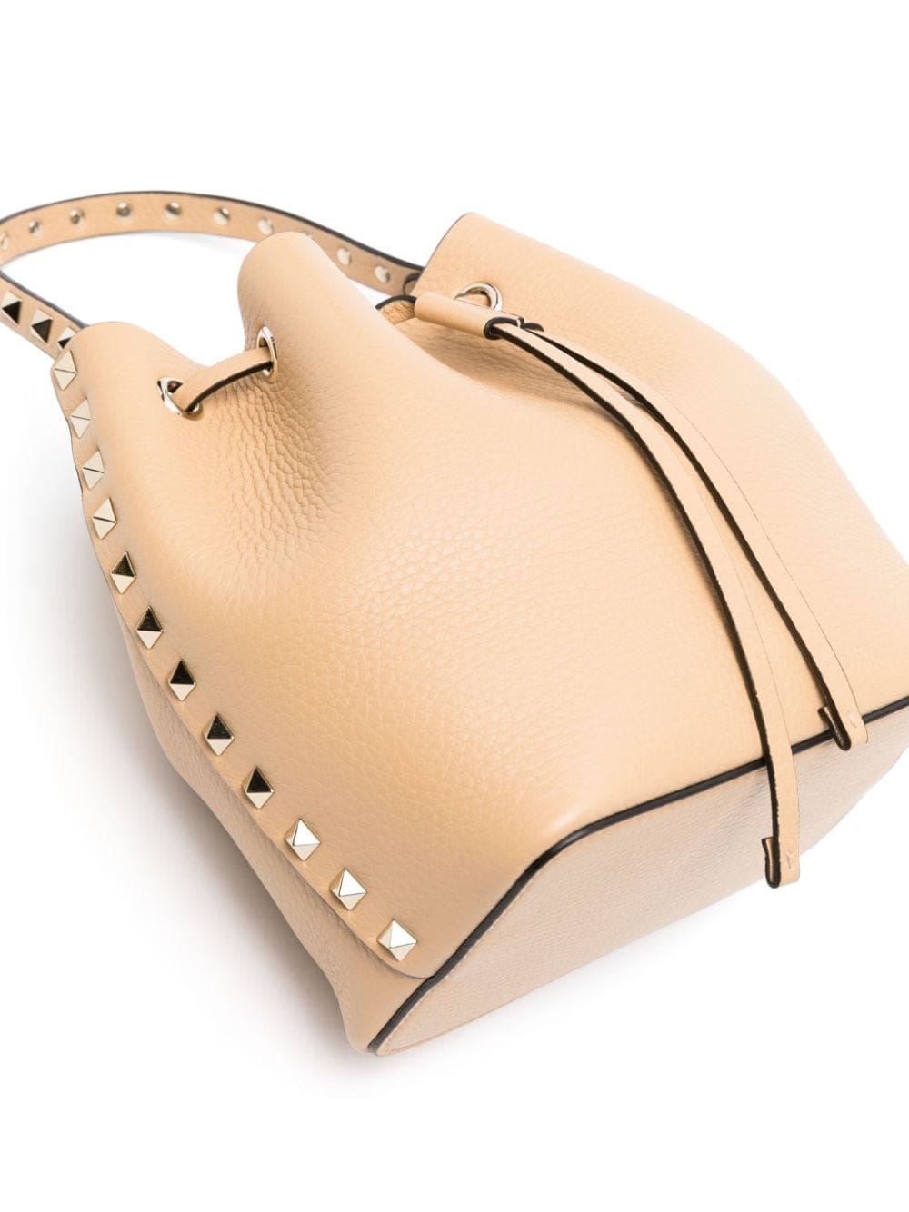 Valentino Garavani Rockstud leather bucket bag - Image 4