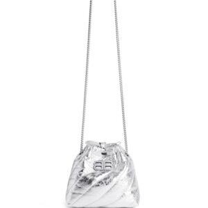 Balenciaga Crush XS metallic crossbody bag