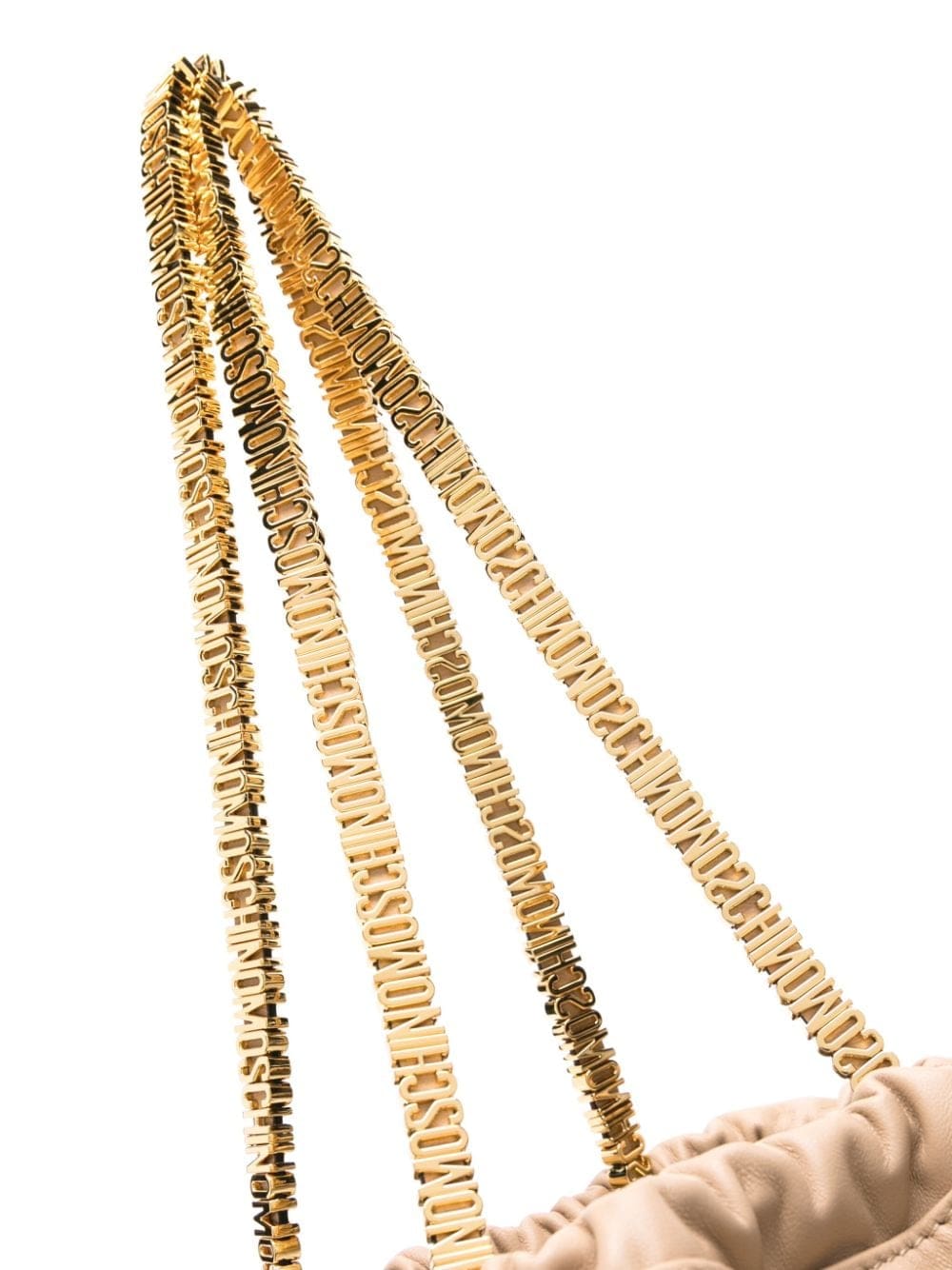 Moschino logo-lettering leather tote bag - Image 4