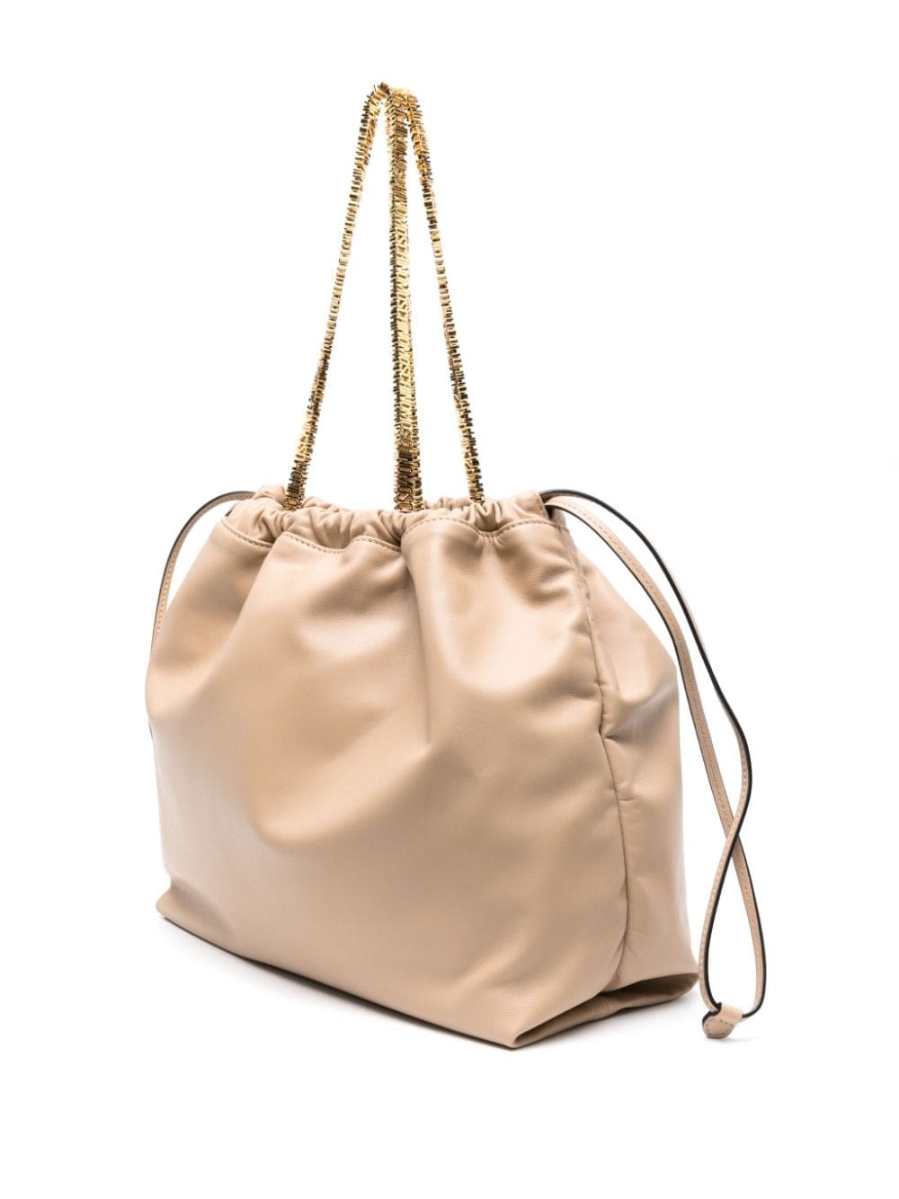 Moschino logo-lettering leather tote bag - Image 3