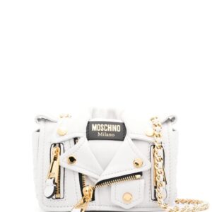Moschino Biker Jacket leather shoulder bag