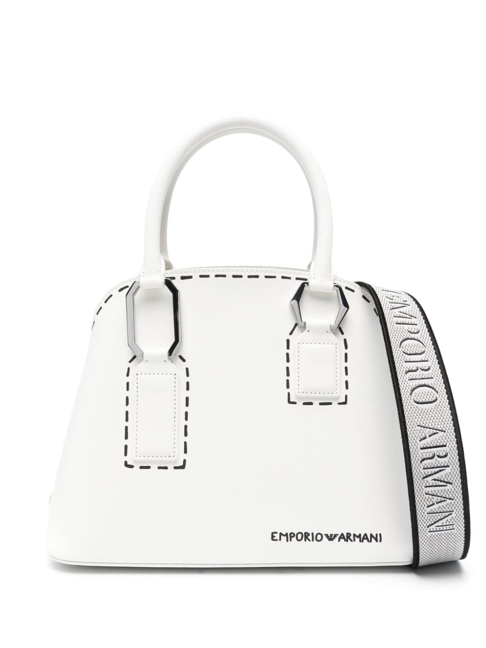 Emporio Armani trompe-l'œil print tote bag