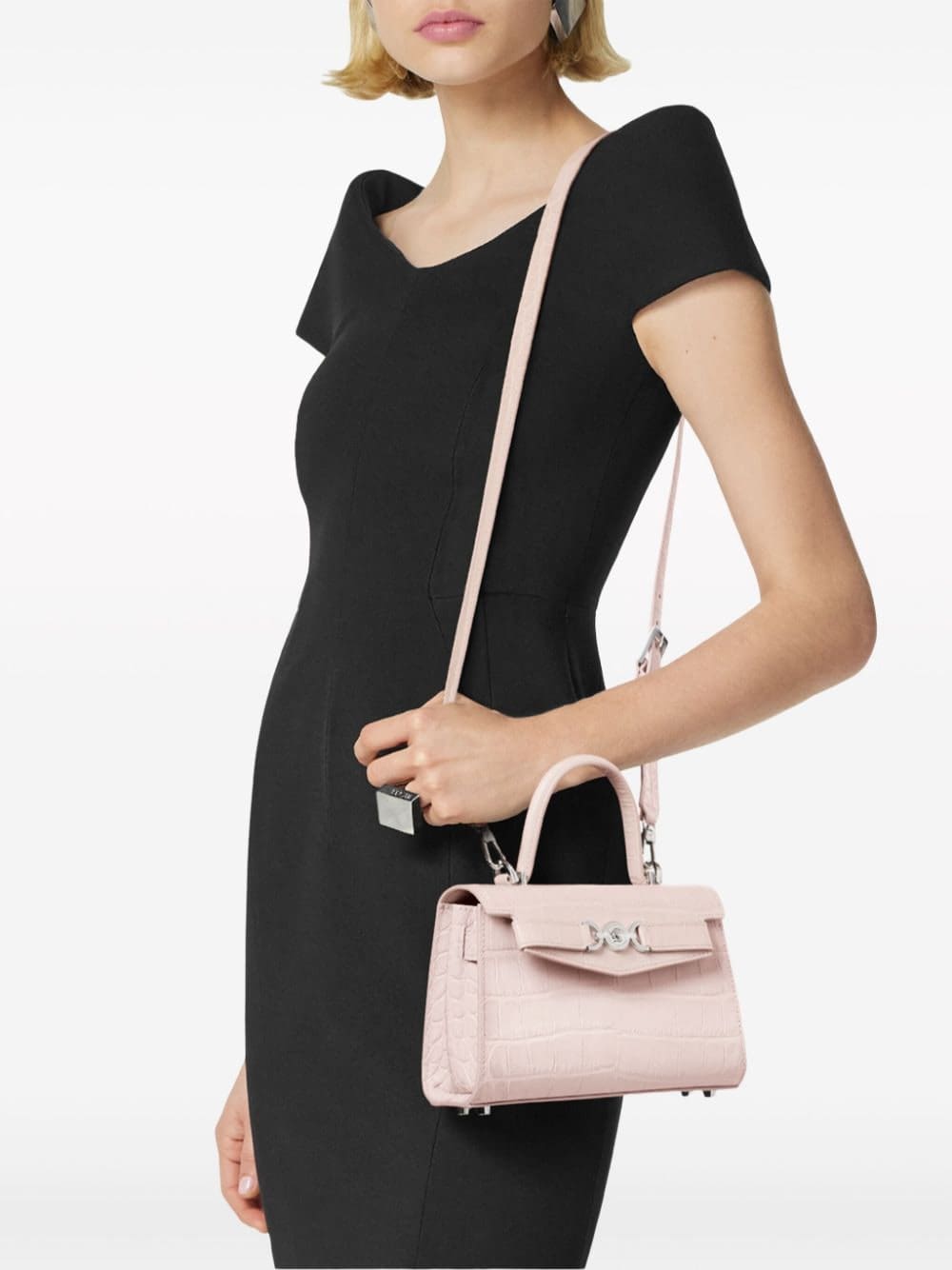 Versace croc-embossed tote bag - Image 2