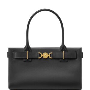 Versace Medusa-plaque leather tote bag