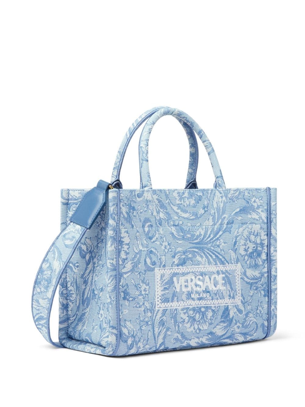 Versace small Athena Barocco-pattern tote bag - Image 4