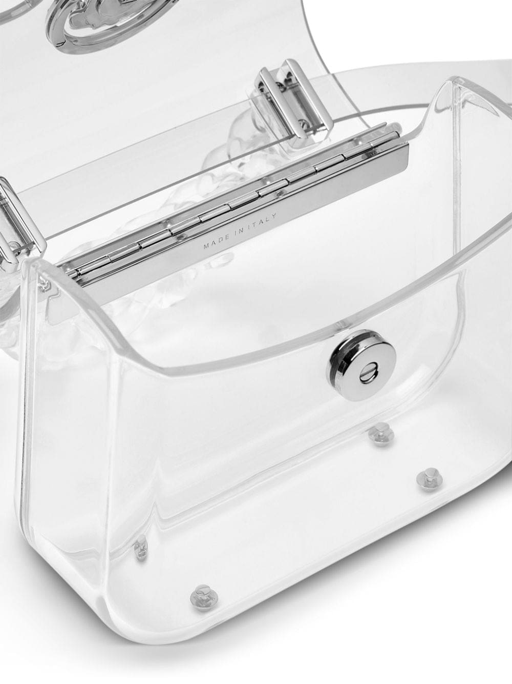 Versace La Medusa transparent mini bag - Image 4