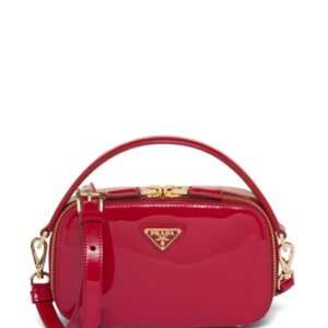 Prada Odette patent leather crossbody bag