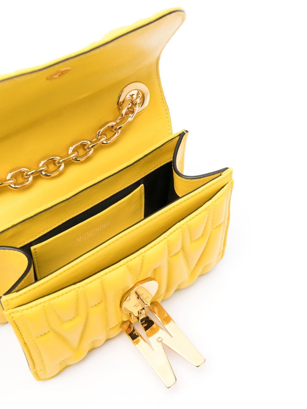 Moschino small logo-quilted crossbody bag - Image 5