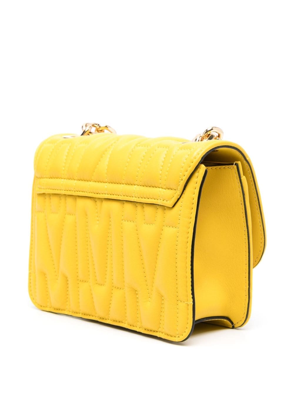 Moschino small logo-quilted crossbody bag - Image 3
