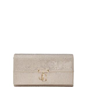 Jimmy Choo Avenue crystal-embellished wallet-on-chain