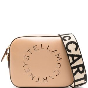 Stella McCartney Logo perforated crossbody bag