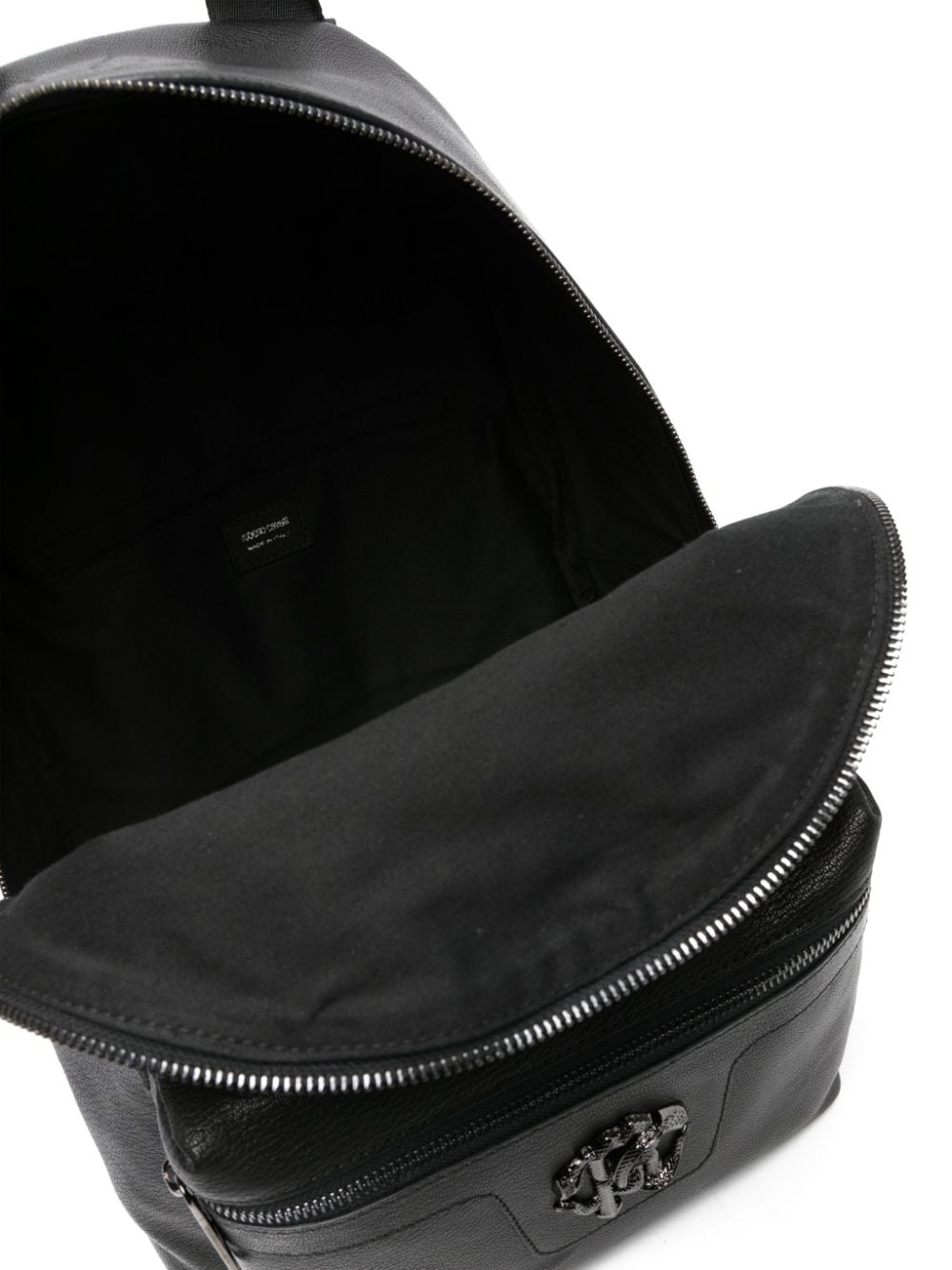 Roberto Cavalli Mirror Snake-plaque leather backpack - Image 5