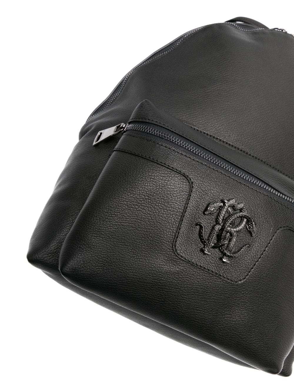 Roberto Cavalli Mirror Snake-plaque leather backpack - Image 4