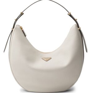 Prada large Arqué leather shoulder bag