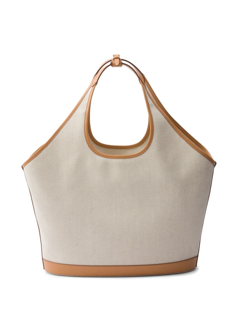 Prada large logo-embroidered tote bag - Image 3