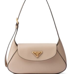 Prada small logo-plaque shoulder bag