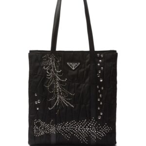 Prada medium Re-Nylon patchwork tote bag