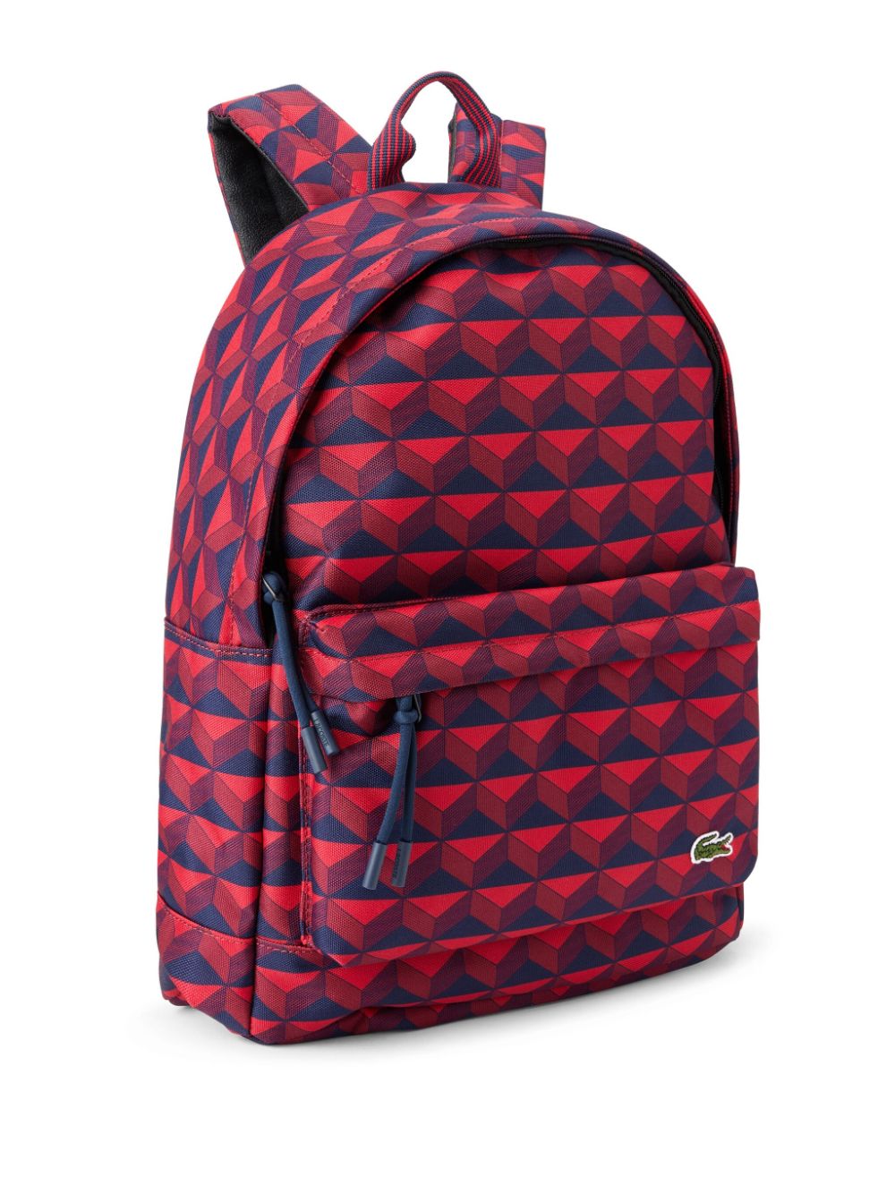 Lacoste geometric-print logo-appliqué backpack - Image 2
