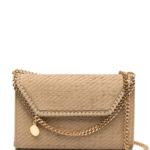 Stella McCartney mini Falabella woven tote bag