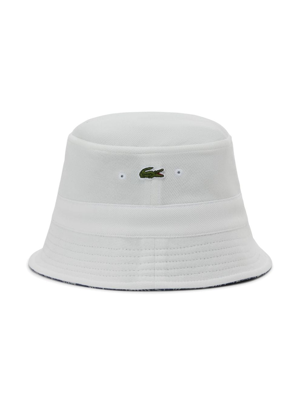 Lacoste logo-jacquard denim bucket hat - Image 4