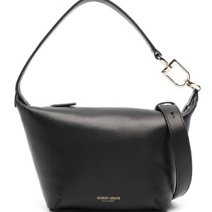 Giorgio Armani logo-stamp leather bag