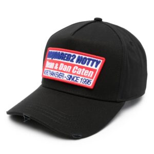 DSQUARED2 logo-appliqué cap