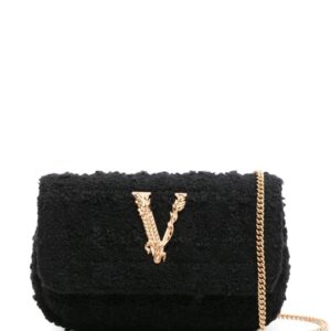 Versace Virtus matelassé crossbody bag