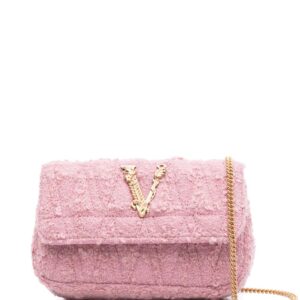 Versace Virtus matelassé crossbody bag