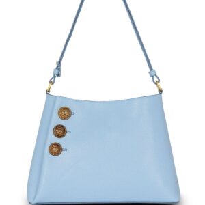 Balmain Emblème leather shoulder bag