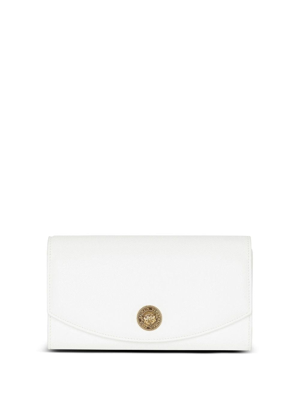 Balmain Emblème leather crossbody bag