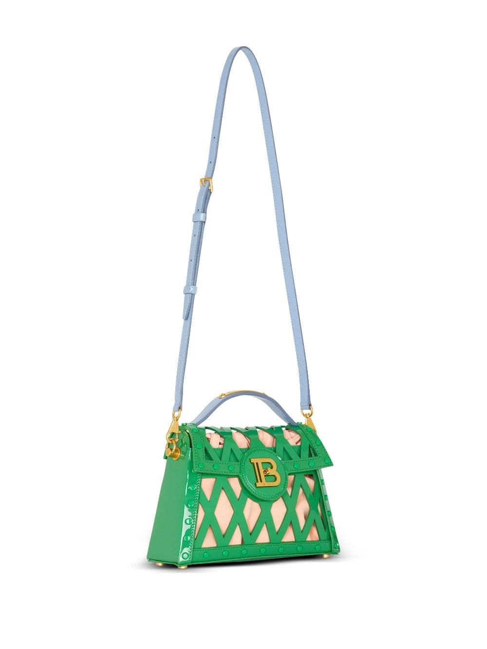 Balmain B-Buzz Dynasty openwork leather tote bag - Image 5