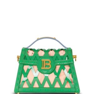 Balmain B-Buzz Dynasty openwork leather tote bag