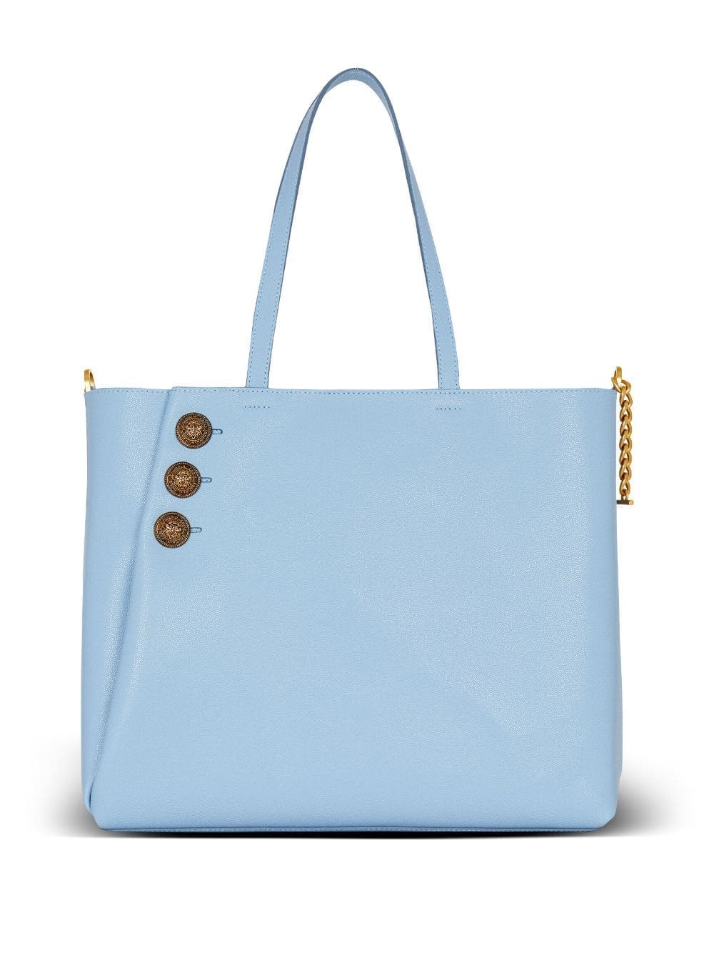 Balmain Emblème leather shoulder bag - Image 4