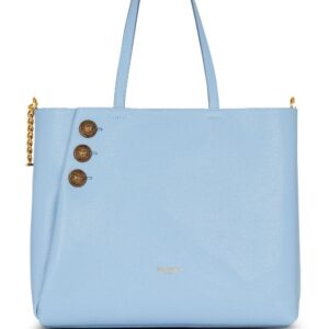 Balmain Emblème leather shoulder bag