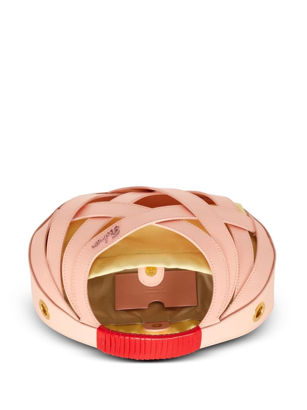 Balmain basketweave leather tote bag - Image 5