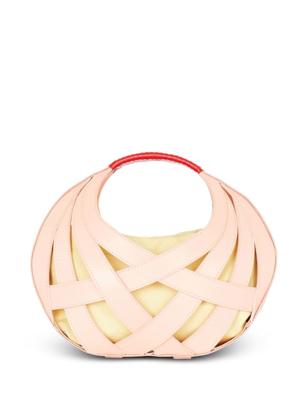 Balmain basketweave leather tote bag - Image 4