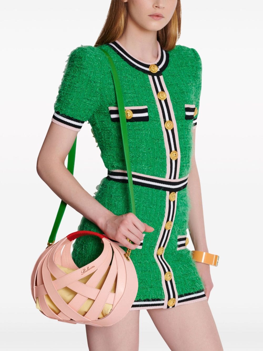 Balmain basketweave leather tote bag - Image 3