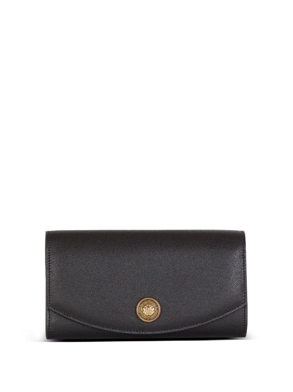 Balmain Emblème leather crossbody bag