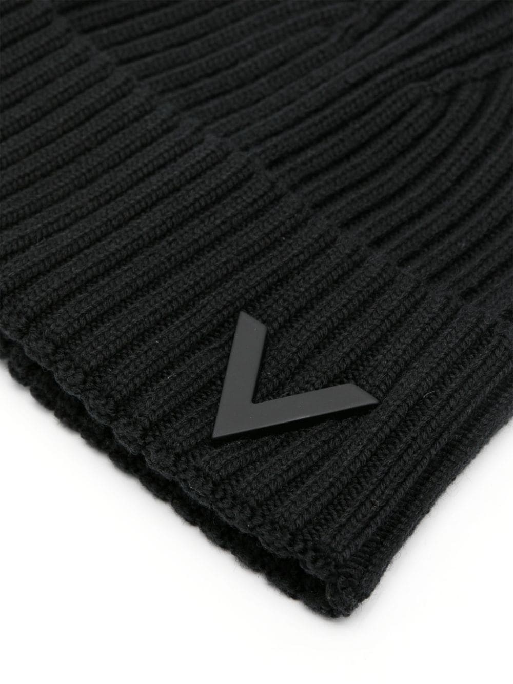 Valentino Garavani VLogo ribbed beanie - Image 2