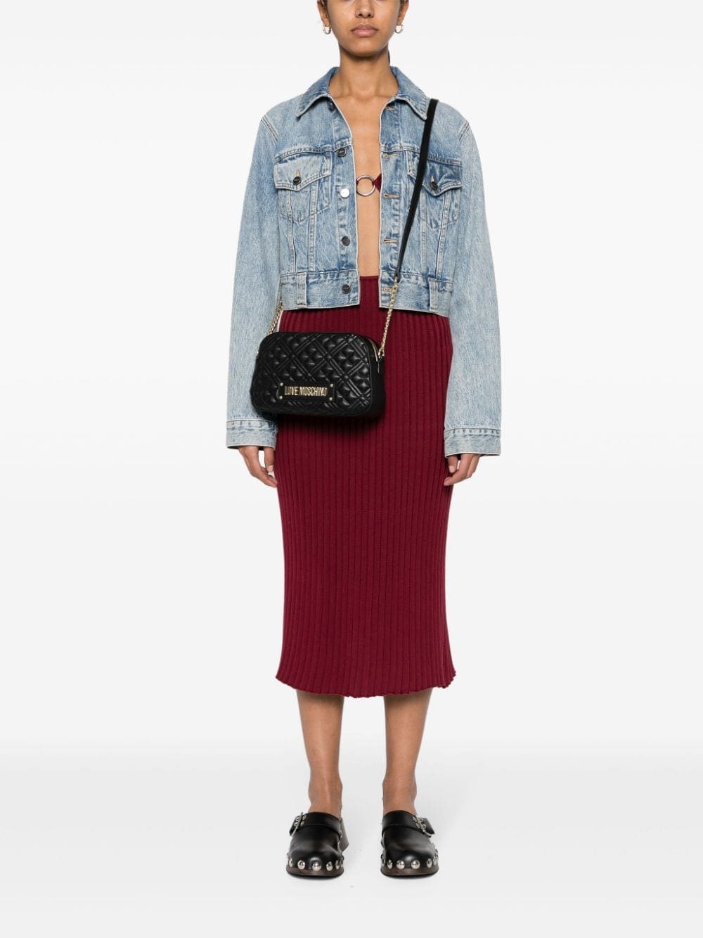 Love Moschino quilted cross body bag - Image 2