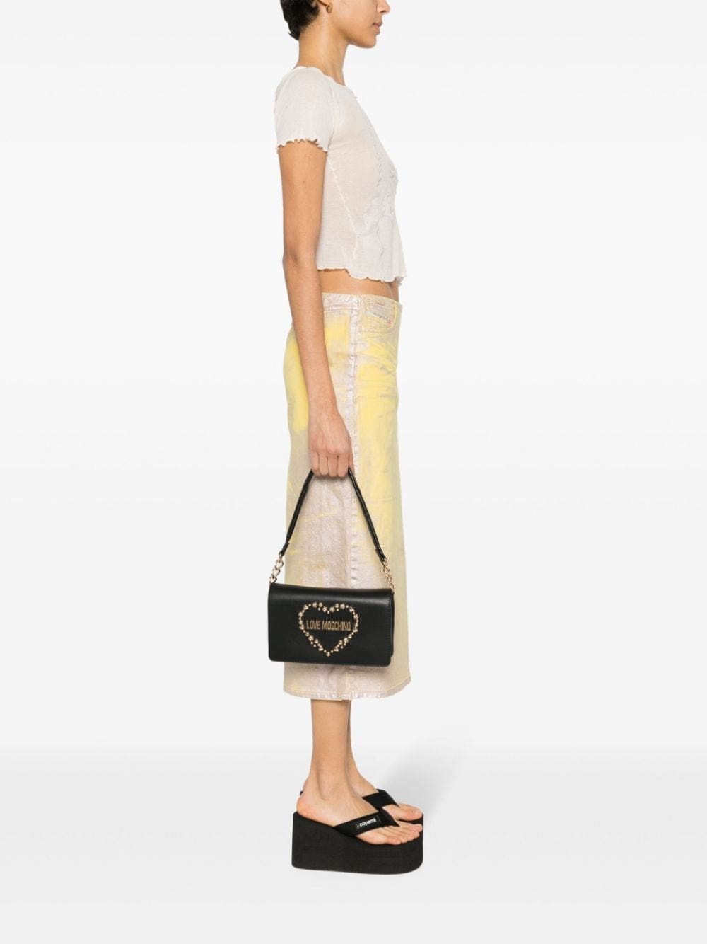Love Moschino logo-lettering tote bag - Image 2