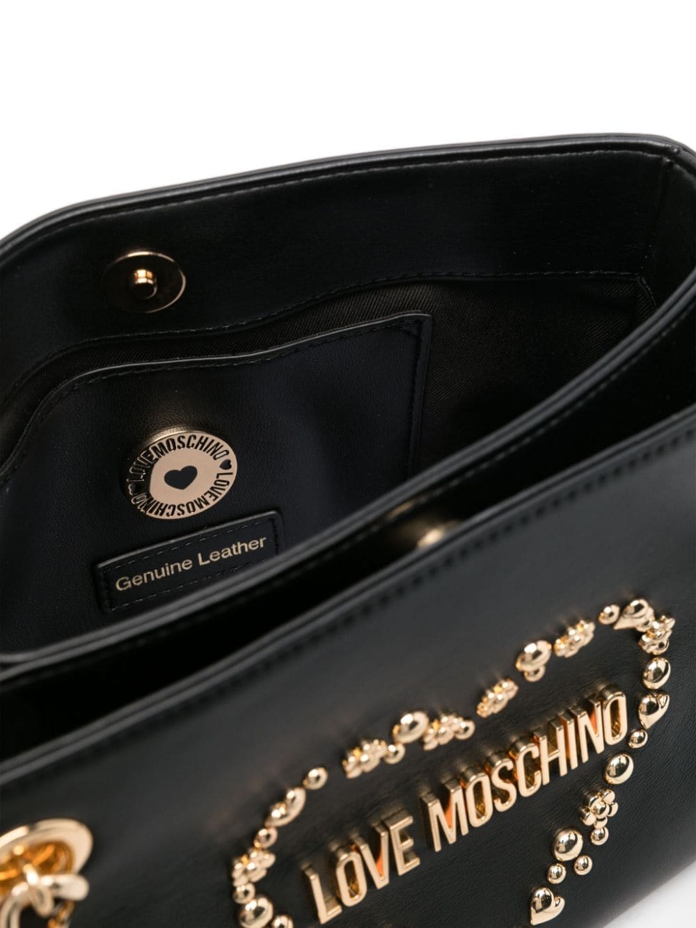 Love Moschino logo-lettering shoulder bag - Image 5
