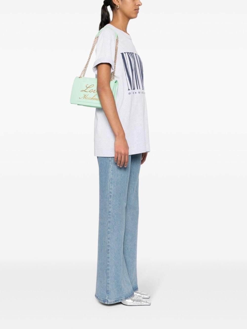 Love Moschino logo-lettering shoulder bag - Image 2