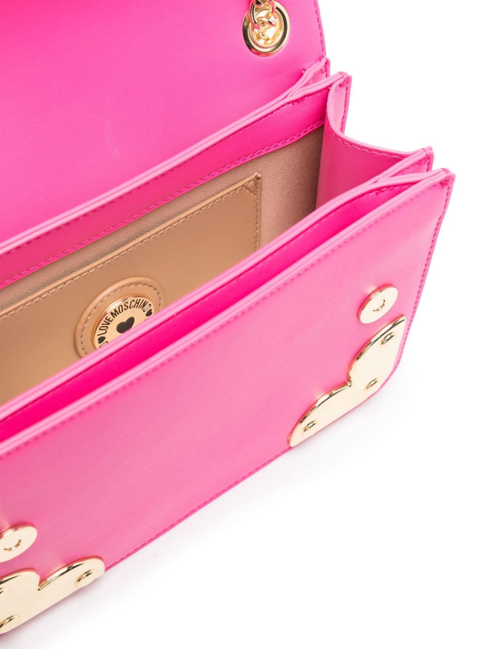 Love Moschino logo-lettering shoulder bag - Image 5