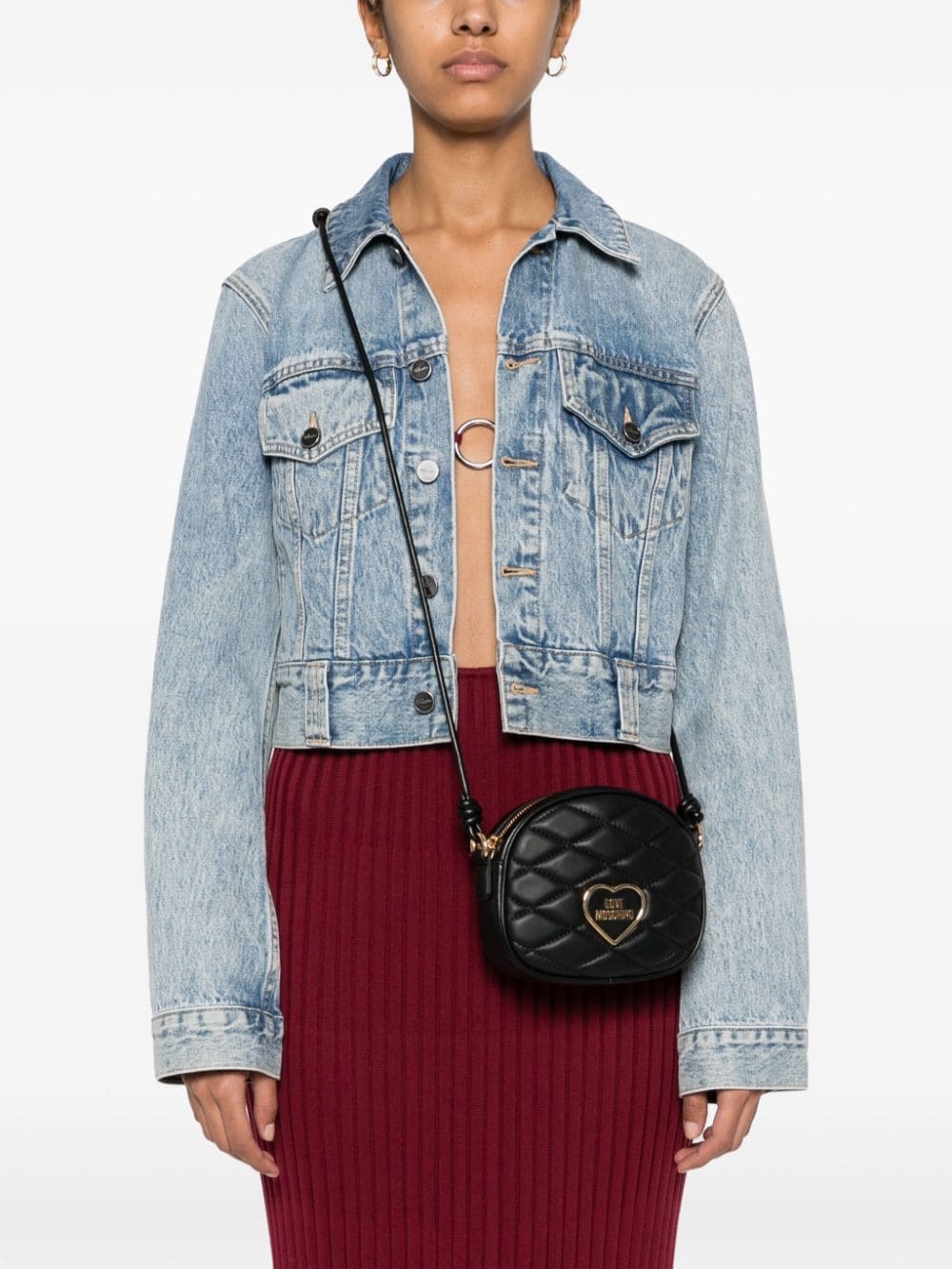Love Moschino quilted cross body bag - Image 2