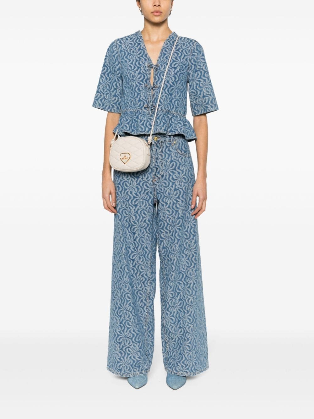 Love Moschino logo-plaque crossbody bag - Image 2