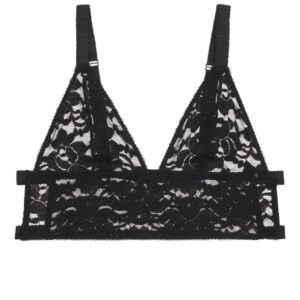 ANINE BING  Violet floral-lace bralette