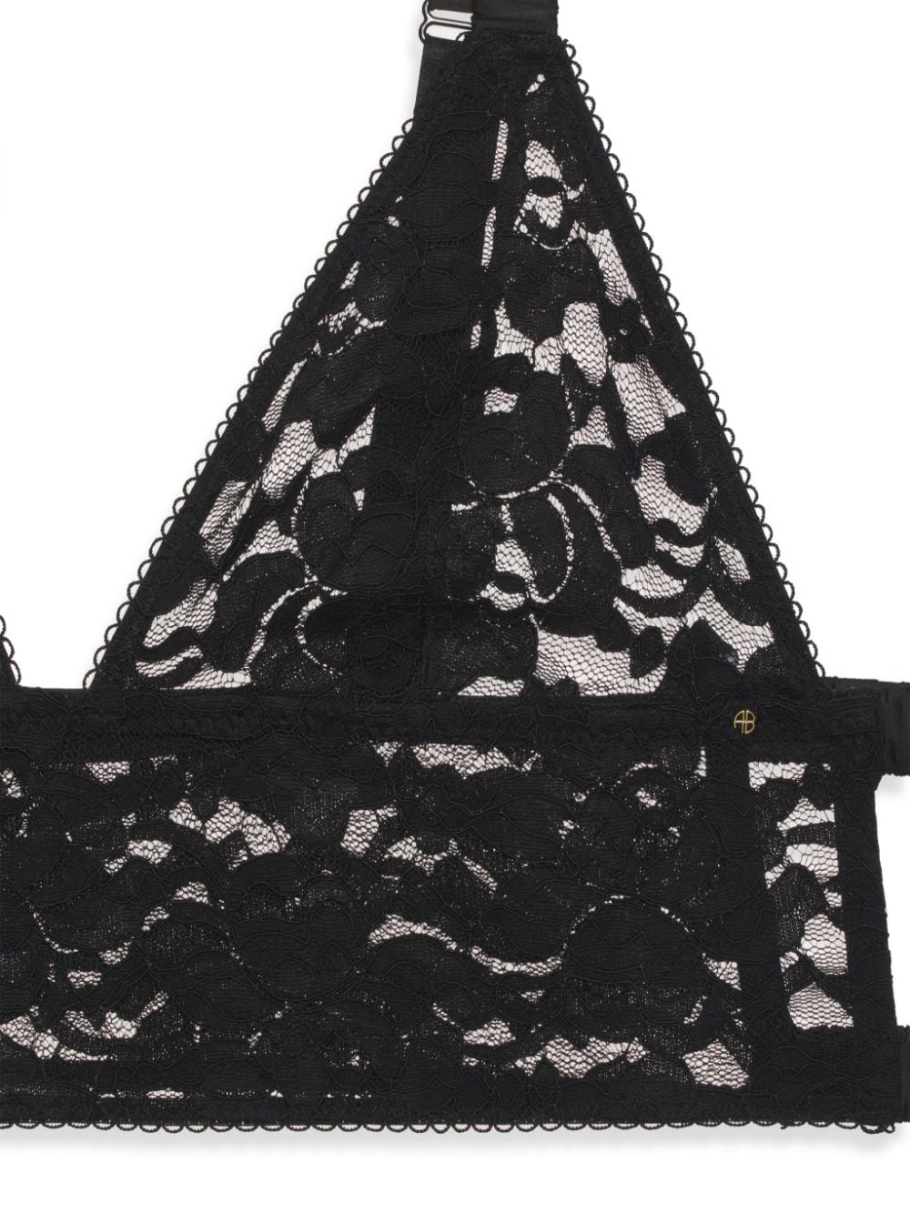 ANINE BING Violet floral-lace bralette - Image 2